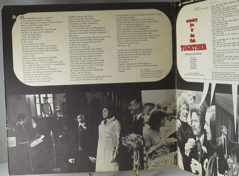 Country Joe & The Fish Together 1968 Vanguard Records VSD-79277 Vinyl Album