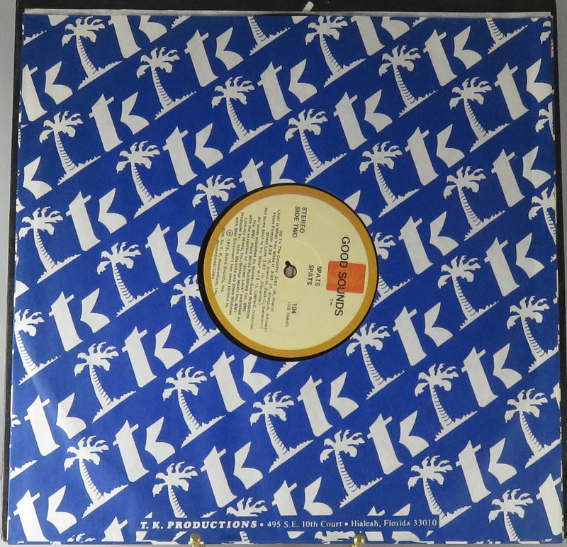 Spats Self Titled 1978 Good Sounds TK Productions 104 Vinyl Album