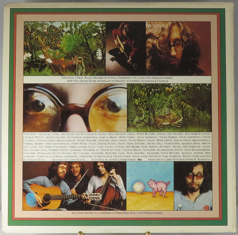 Tom Rapp Pearls Before Swine Sunforest 1973 Blue Thumb BTS 56 Santa Maria Vinyl Album