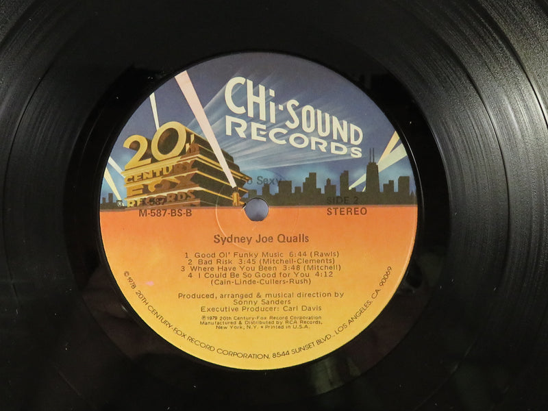 Sydney Joe Qualls So Sexy Chi Sound Records T-587 Demonstration Copy Vinyl Album