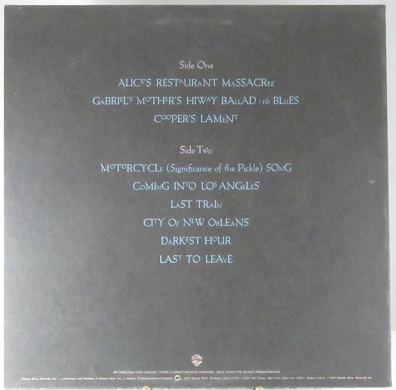 The Best of Arlo Guthrie 1977 Warner Bros. Records bsk 3117 Promo Copy Vinyl Album