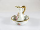 Vintage Limoges Miniature Wash Basin & Ewer Courting Couple Design