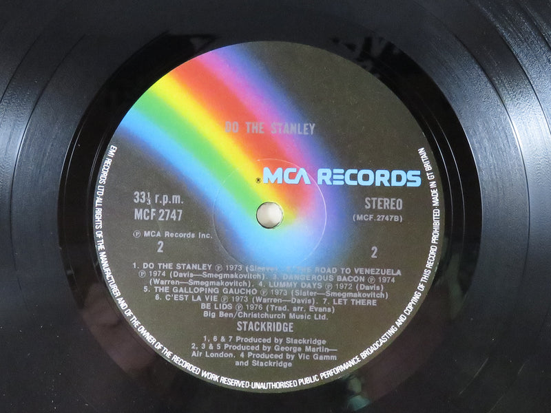 Stackridge Do The Stanley 1976 MCA Records MCF 2747 UK Import Peters Int. Vinyl