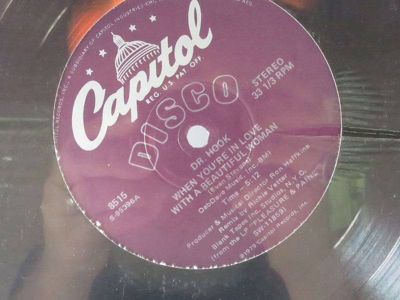 Dr. Hook 12 Inch Disco Single 1979 Capitol Records 8515 New Old Stock Vinyl Album