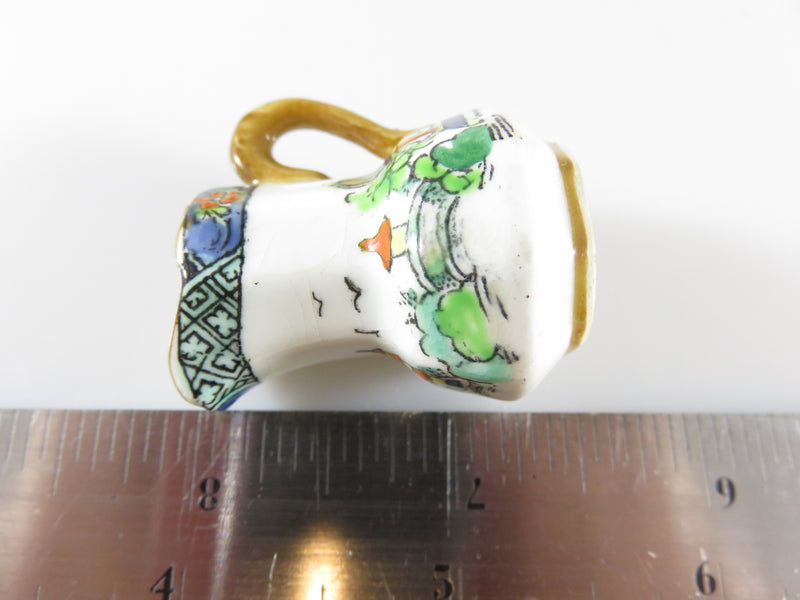 Rare Miniature Ewer Pitcher Ye Olde Willow Crown Staffordshire England