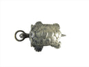 Vintage Japanese Hidden Compass Turtle Charm Feng Shui Silvered Turtle Compass