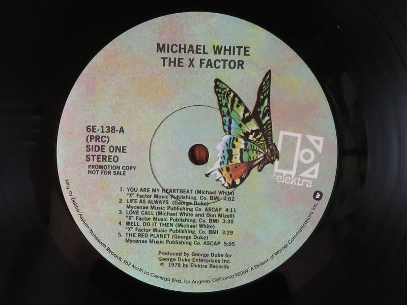 Michael White The X Factor 1978 Elektra Records Promotional 6E-138 Vinyl Album