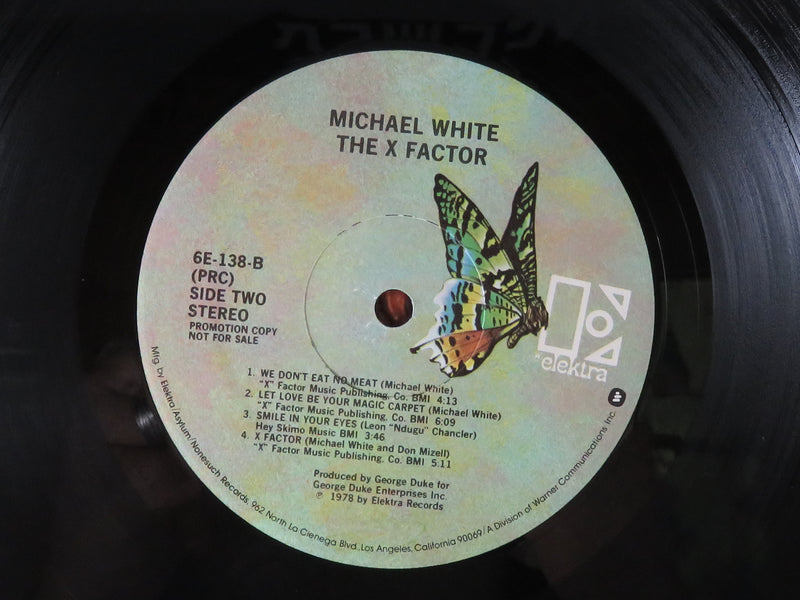 Michael White The X Factor 1978 Elektra Records Promotional 6E-138 Vinyl Album