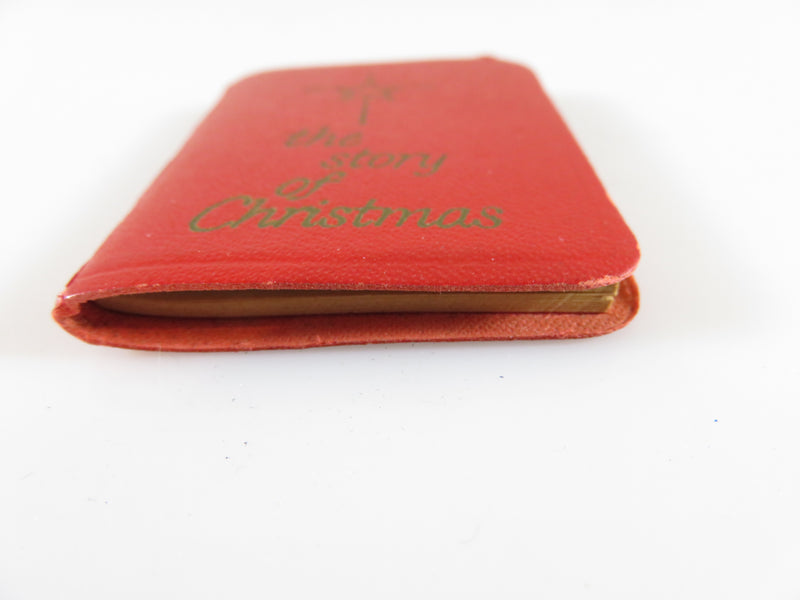 Miniature Book The Story of Christmas David Cook Publishing Leather Wrapped 1959