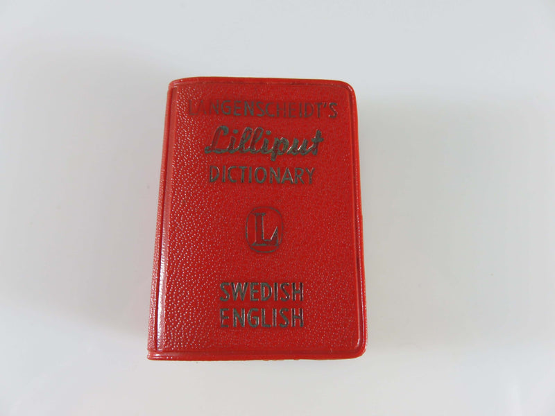 Langenscheidt's Lilliput Dictionary L-68 Swedish English Miniature Pocket Book