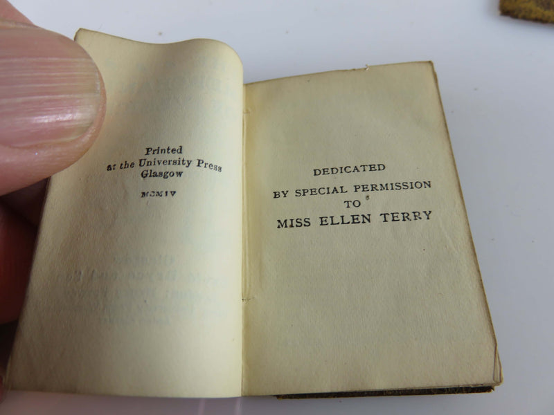 1904 The Merchant of Venice J Talfourd Blair Miniature Book David Bryce & Son