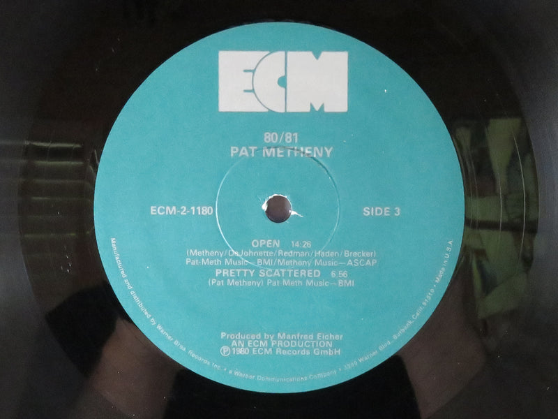 Pat Metheny 80/81 Gatefold 1980 ECM Records ECM-2-1180 2 Vinyl Album