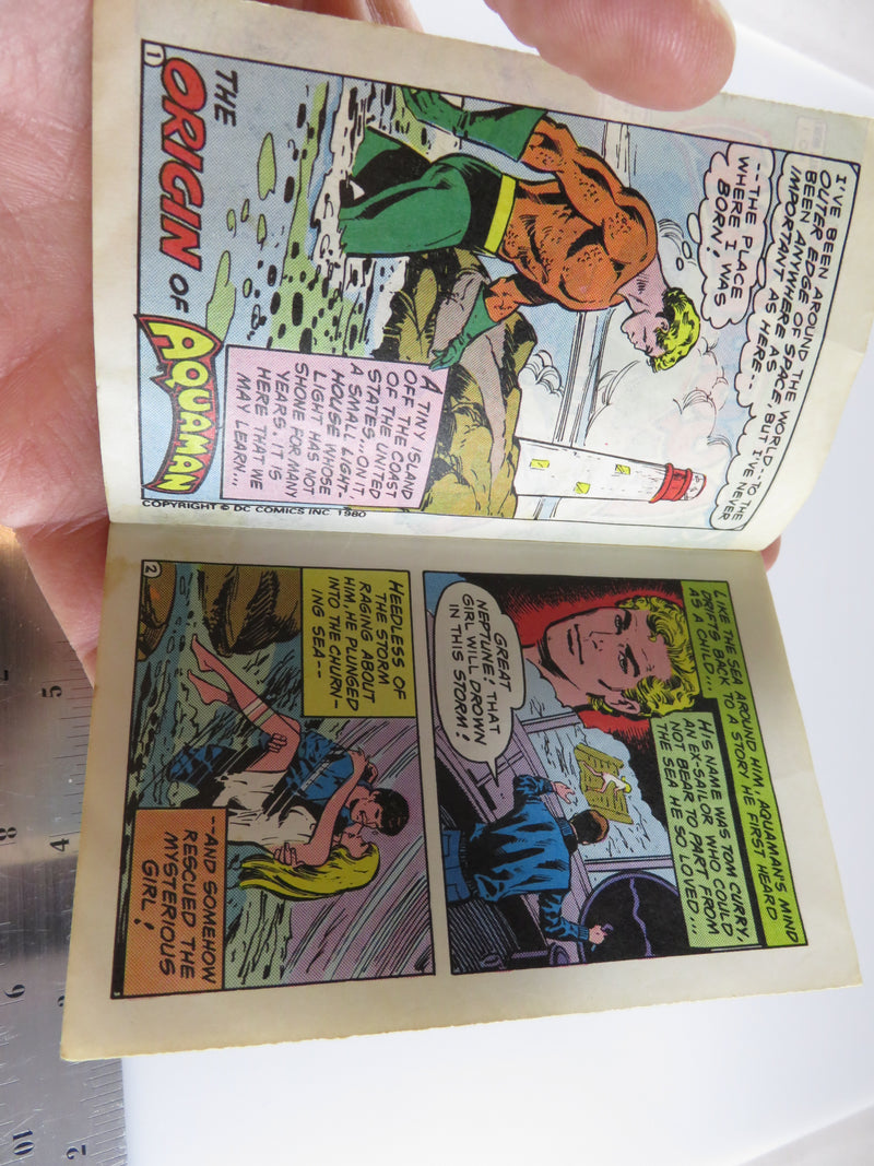 The Secret Origin of Aquaman, Wonder Woman, Miniature DC Comic Books