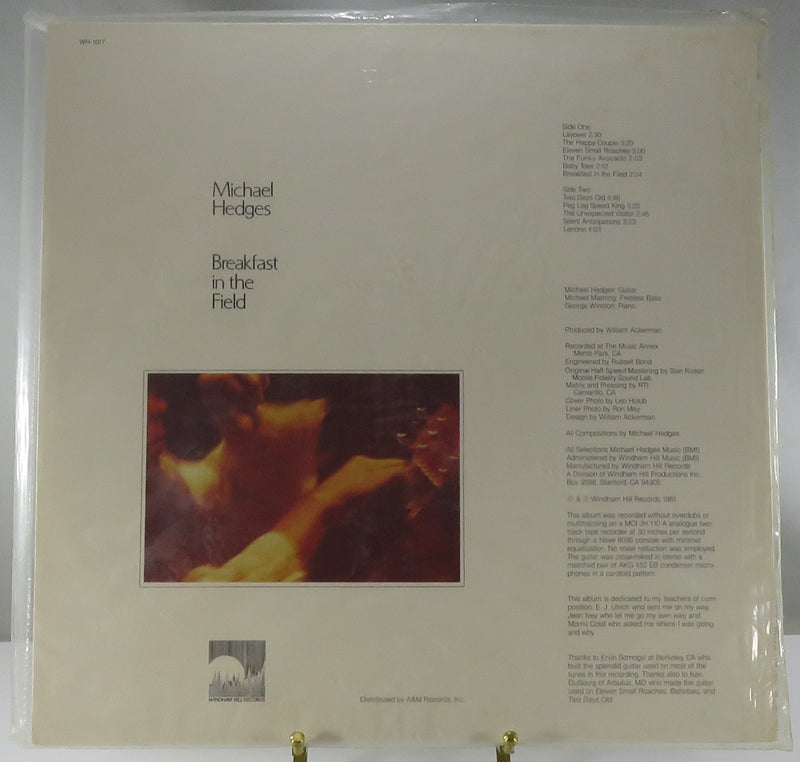 New: Michael Hedges Breakfast in the Field WH-1017 1981 Windham Hill Records Vinyl Album