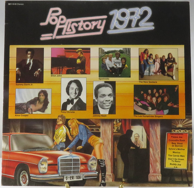 Pop History 1972 Sonocord Records 1986 German Pressing 36113-9 Vinyl Album