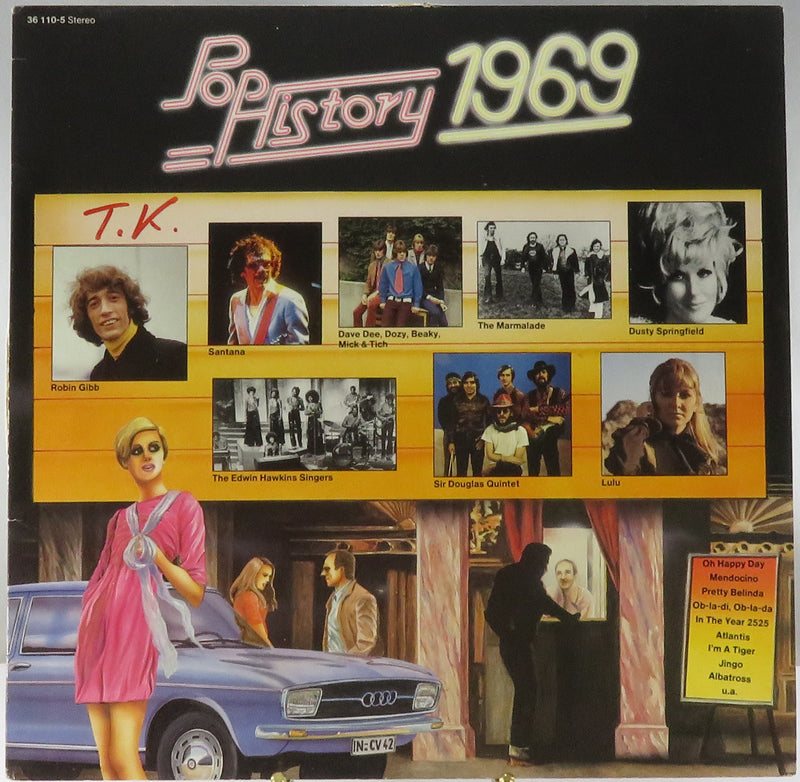 Pop History 1969 Sonocord Records 1986 German Pressing 36110-5 Vinyl Album