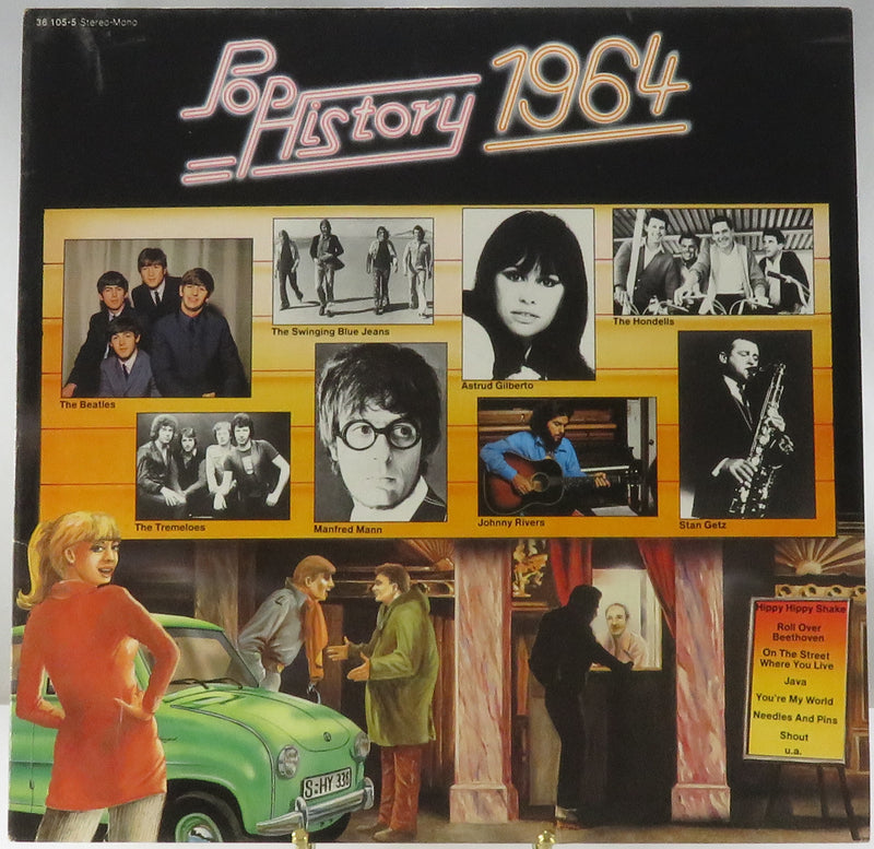 Pop History 1964 Sonocord Records 1986 German Pressing 36105-5 Vinyl Album