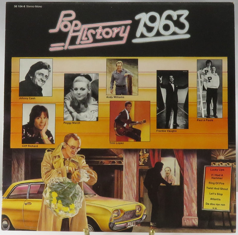 Pop History 1963 Sonocord Records 1986 German Pressing 36104-8 Vinyl Album