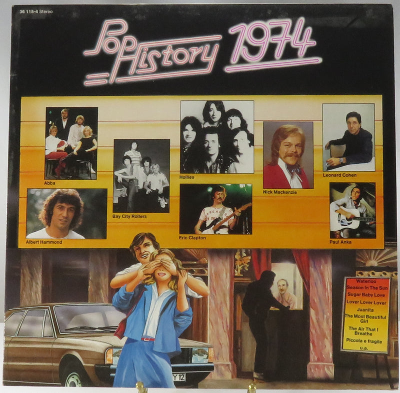 Pop History 1974 Sonocord Records 1986 German Pressing 36115-4 Vinyl Album