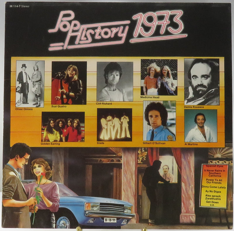 Pop History 1973 Sonocord Records 1986 German Pressing 36114-7 Vinyl Album