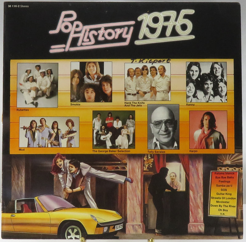 Pop History 1975 Sonocord Records 1986 German Pressing 36116-2 Vinyl Album