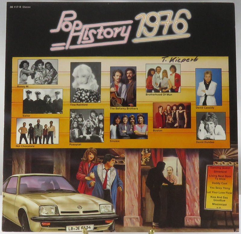 Pop History 1976 Sonocord Records 1986 German Pressing 36117-0 Vinyl Album