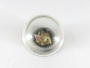 Antique Miniature Diorama Doll Under Domed Glass Fine Fabric Central America Top View