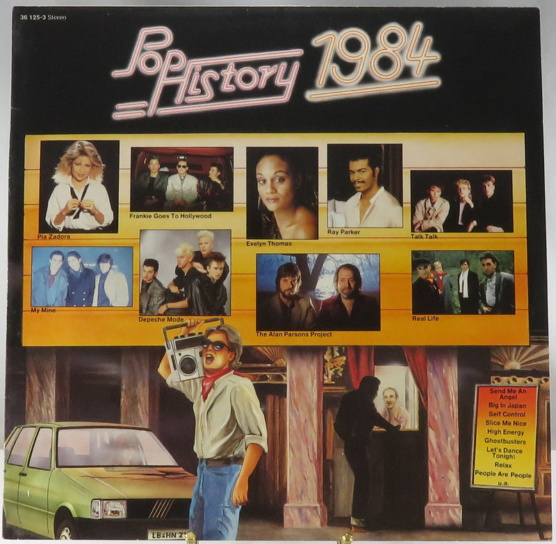 Pop History 1984 Sonocord Records 1986 German Pressing 36125-3 Vinyl Album