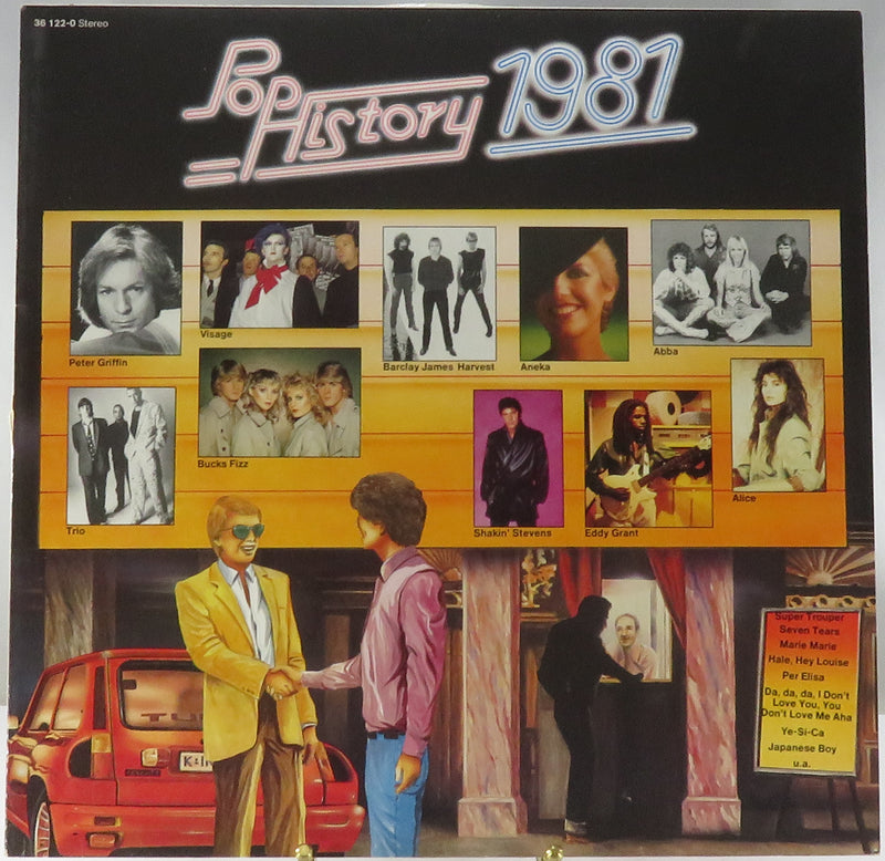 Pop History 1981 Sonocord Records 1986 German Pressing 36122-0 Vinyl Album