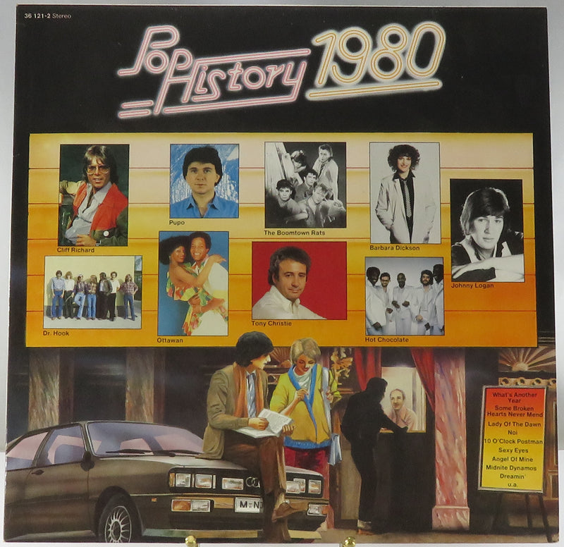 Pop History 1980 Sonocord Records 1986 German Pressing 36121-2 Vinyl Album