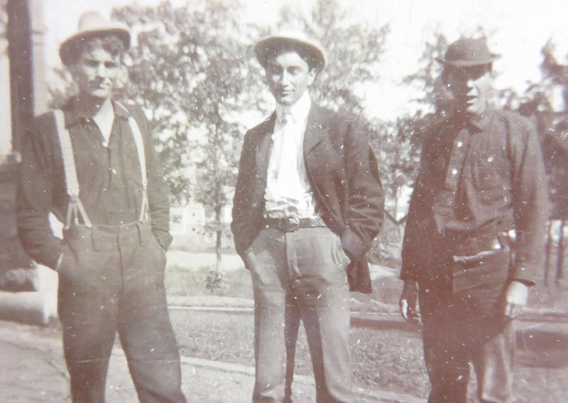 Antique Photograph of 3 City Men Posing in Period Clothing Small