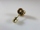 Rare Victorian 10K Gold Natural Earth Mined Diamond Love Knot Lapel Pin Tie Tack - Just Stuff I Sell