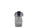 Men's 14K White Gold Linde Star Sapphire Pinky Ring Size 7 & 6.9 Grams — Men's Jewelry • 14K, Gold • Sapphire — front view