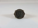 900 Silver 1900 Queen Victoria Great Britain Ladies Coin Ring Size 4 - Just Stuff I Sell