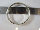 925 Sterling 8.4mm Deep Bangle Bracelet 8" Circ. 2 5/8" Acr Signed TR-169/8 - Just Stuff I Sell