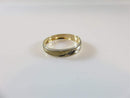 10K Gold Women's Etch & Brushed Yellow Gold Basic 4mm Wedding Band Size 6.75 - Just Stuff I Sell