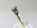 Vintage .22 TCW Diamond Engagement Ring Size 5.5 Solitaire with Accents - Just Stuff I Sell
