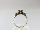Vintage .22 TCW Diamond Engagement Ring Size 5.5 Solitaire with Accents - Just Stuff I Sell