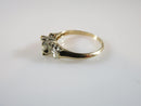Vintage .22 TCW Diamond Engagement Ring Size 5.5 Solitaire with Accents - Just Stuff I Sell