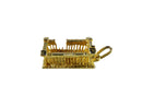 Parthenon Temple 3D 14K Gold Athenian Acropolis Greece Travel Charm/Pendant - Just Stuff I Sell