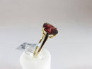 Glenn Lehrer 10K Gold Cognac Topaz Ring Size 9 Burgundy Red Topaz Ring - Just Stuff I Sell