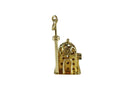 3D Taj Mahal Style 14K Yellow Gold Travel Charm/Pendant product image for Just Stuff I Sell, clear front view, neutral background, original listing photo, optimized descriptive alt text, centered composition