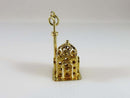 3D Taj Mahal Style 14K Yellow Gold Travel Charm/Pendant product image for Just Stuff I Sell, clear front view, neutral background, original listing photo, optimized descriptive alt text, centered composition variant 2