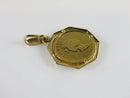 1/20 .999 Oz Gold Canadian Dollar 20 Year Anniversary 18K Yellow Gold Pendant - Just Stuff I Sell