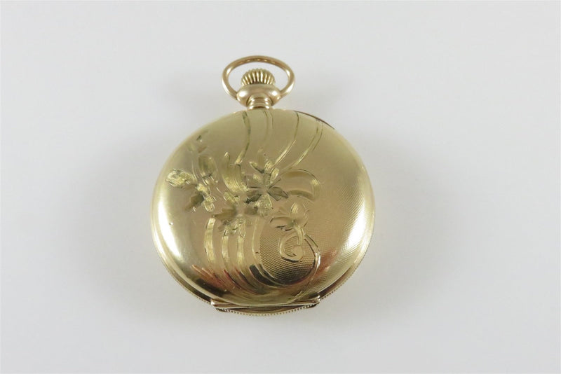 Waltham 1890 Seaside Pocket Watch 6S 15 Jewel Double Hunter Cashier Case - Just Stuff I Sell