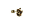 Rare Victorian 10K Gold Natural Earth Mined Diamond Love Knot Lapel Pin Tie Tack - Just Stuff I Sell