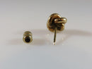 Rare Victorian 10K Gold Natural Earth Mined Diamond Love Knot Lapel Pin Tie Tack - Just Stuff I Sell