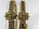 Matched Pair of Victorian 10K Gold Filled Bridal Slide Bracelets Circa 1870's - Just Stuff I Sell
