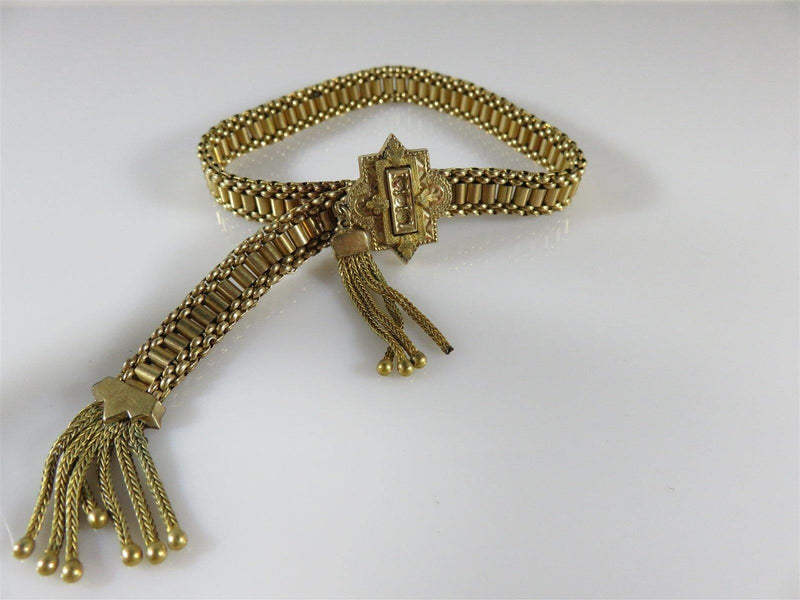 Matched Pair of Victorian 10K Gold Filled Bridal Slide Bracelets Circa 1870's - Just Stuff I Sell