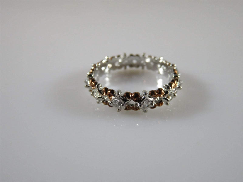 Michael Valitutti Sterling Silver 925 NH White Topaz Band Size 6.5 - Just Stuff I Sell